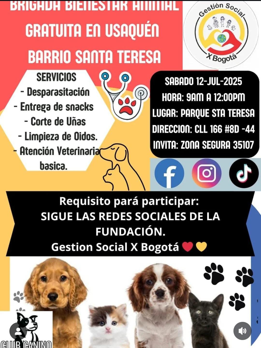 Campaña de Esterilización Gratuita en barrios populares